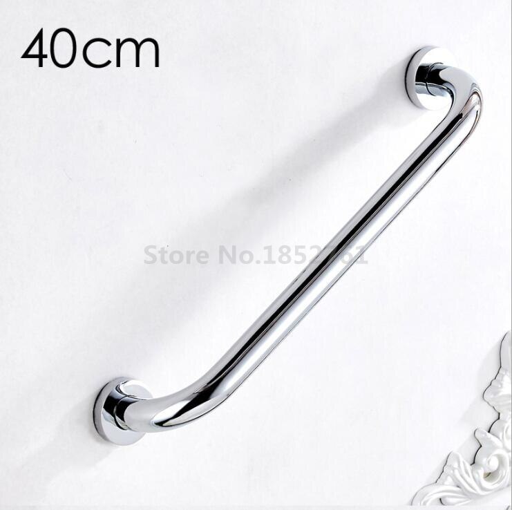 Mässing krom badrum 30/40/50cm handtag dusch säkerhetshandtag toalett säkerhetsräcken rakt badkar säkerhetsräcken handdukshängare