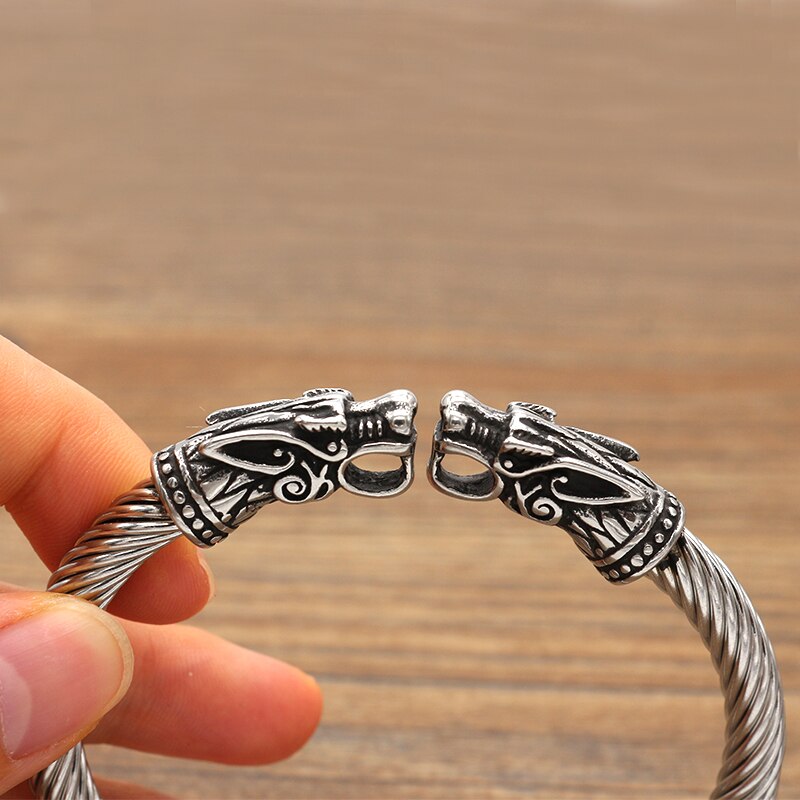 KLDY rvs Dragon armband Sieraden Mode Accessoires Viking Armband Mannen Polsband Manchet Bracelt Voor Vrouwen