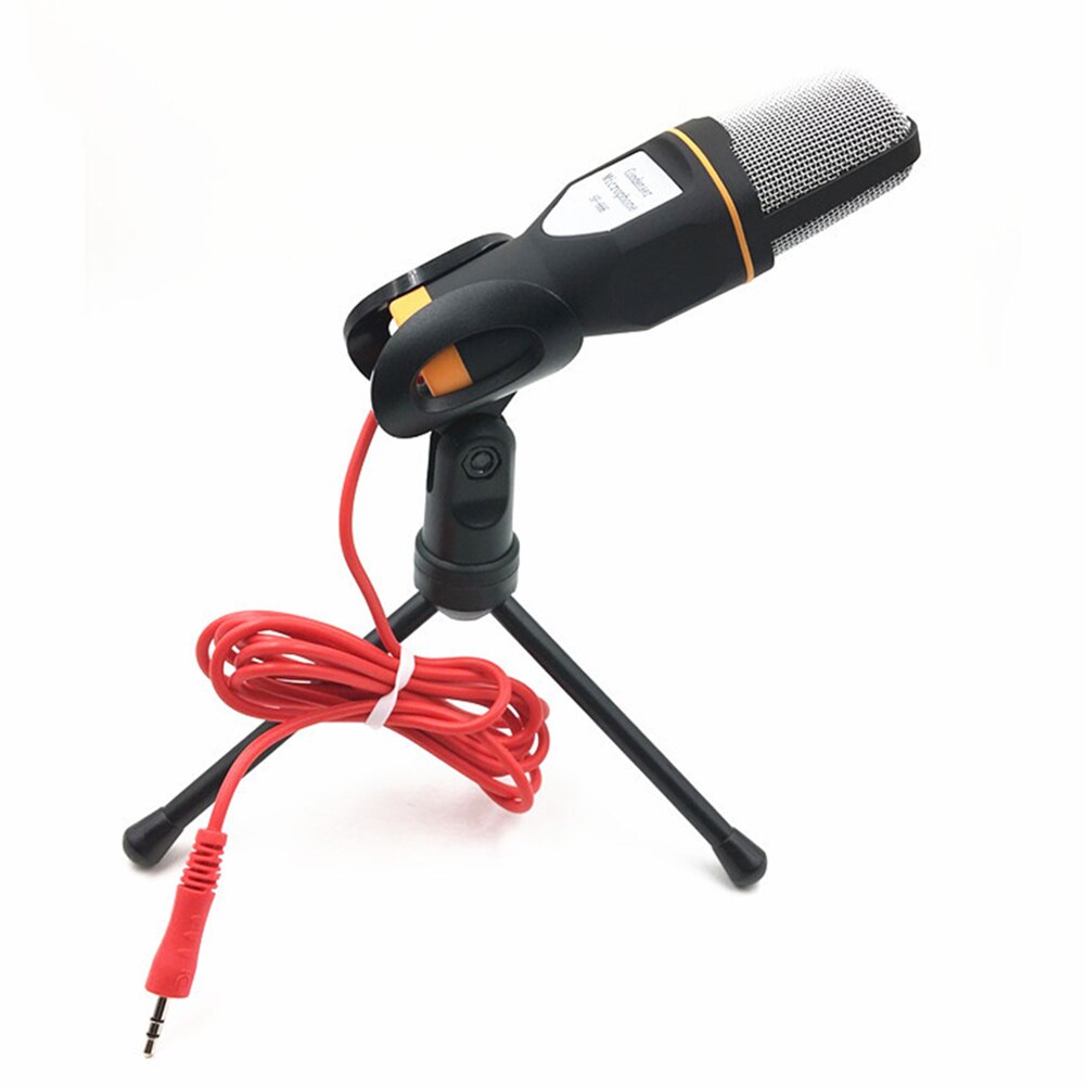 Ltp  dc3.5mm tumo kondensator lyd podcast studio mikrofon omnidirectional stativ til pc laptop skype msn