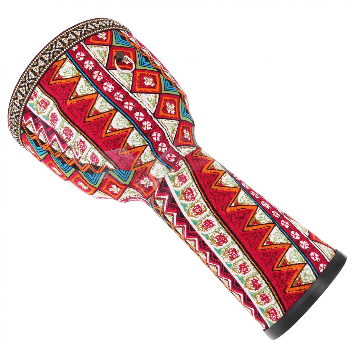 8 Inch African Djembe Drum Colorful Cloth Art ABS Barrel PVC Starry Sky Skin Children Hand Drum