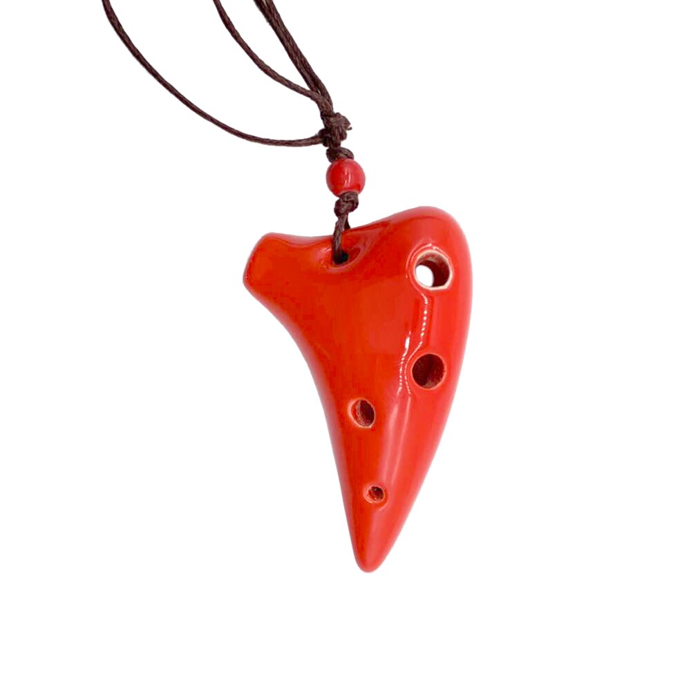 6 löcher Keramik Ocarina Alt C U-Boot Stil Musical Instrument mit Schlüsselband Musik Punktzahl Für Musik Liebhaber und Anfänger