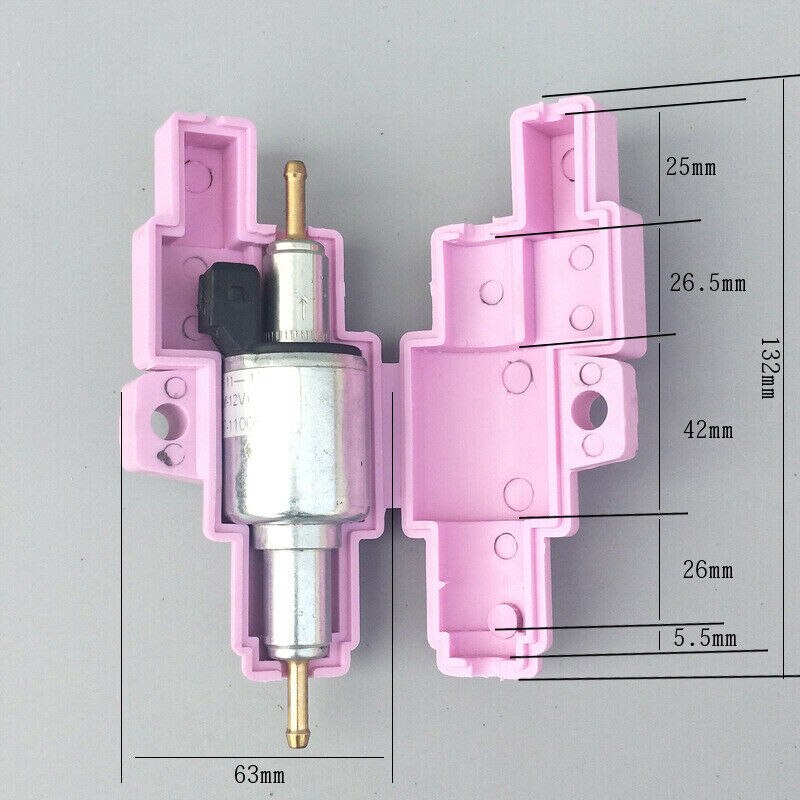 Fuel pump cover Universal Car Heat Resistant Fuel Pump Cover Holder For Metering Pump Air Diesel Parking Heater Marine Truck