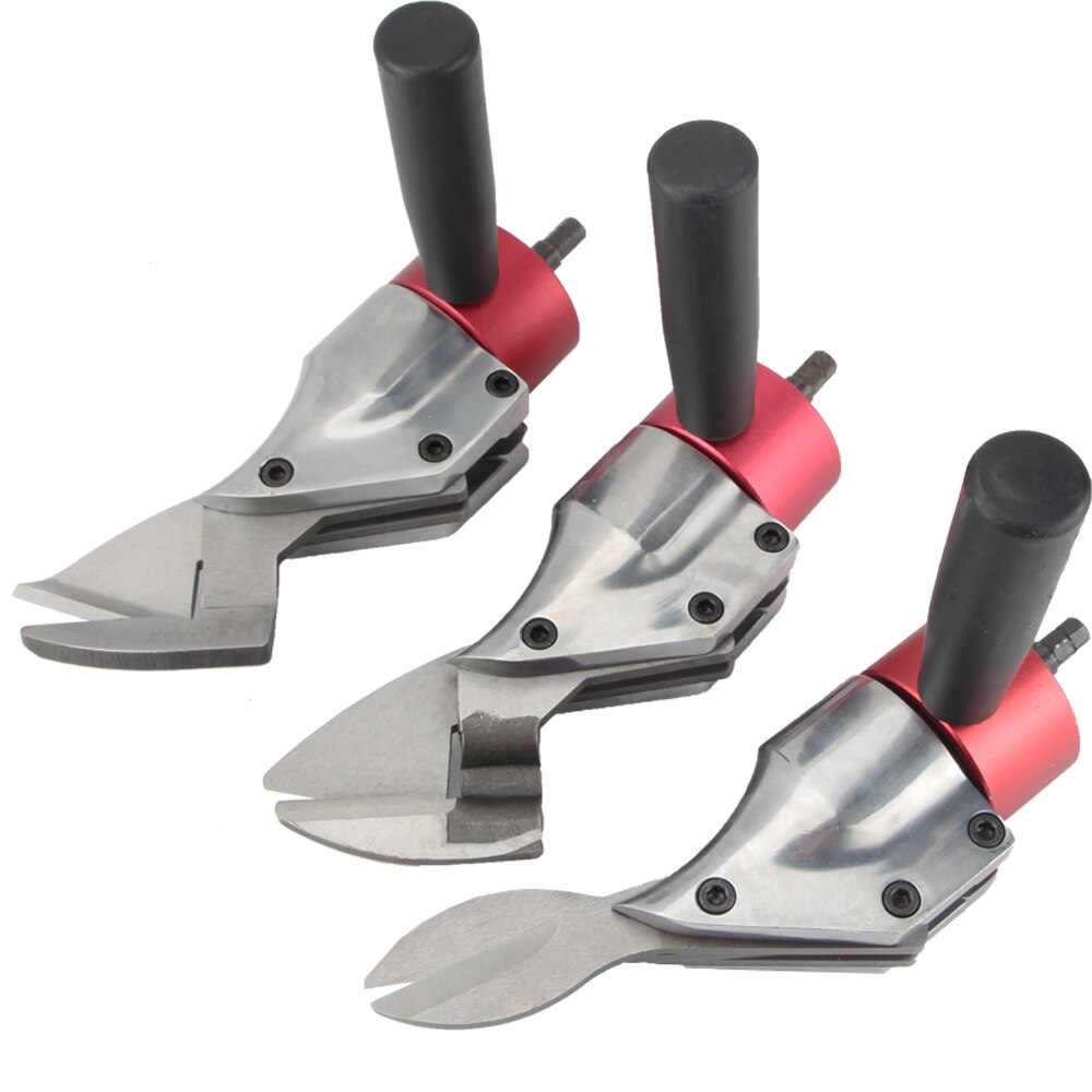 Metal Cutting Scissors Nozzle for Electric Drill Chuck Iron Disc Shears Plastic Cloth Wool Wire Mesh Cutter Air