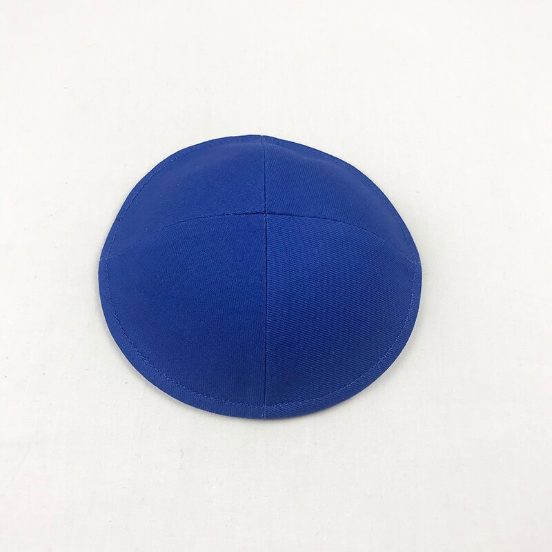 Linen Cotton Jeans Kippah Yarmulke Jewish Yamaka Kippa Israel Cap Judaica with clip: QM-royal
