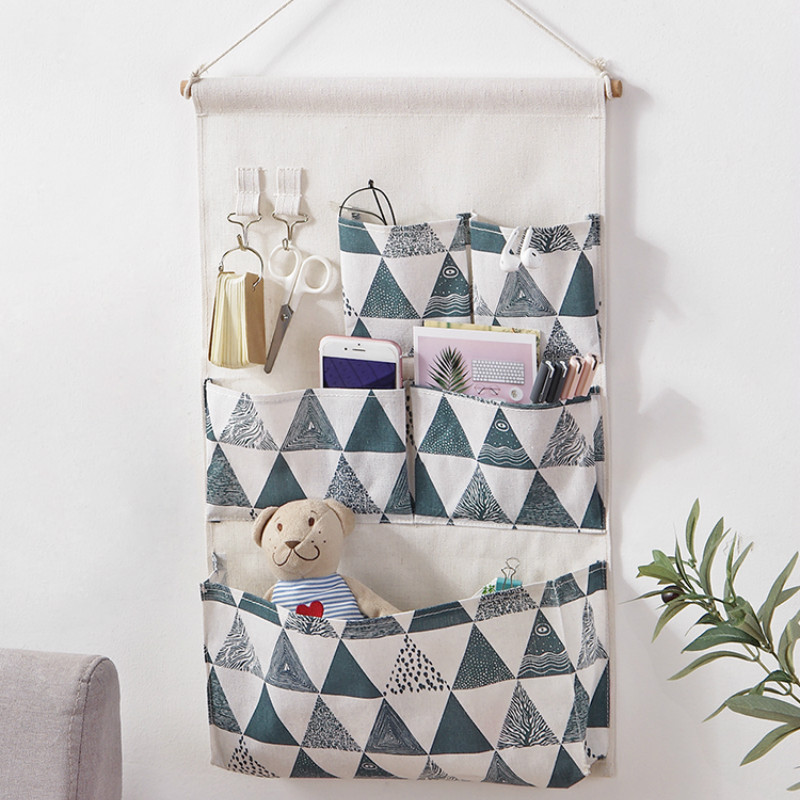 5 Zakken Opknoping Organisatoren Closet Deur Thuis Wall Opknoping Organisator Opbergtas Zakje Houder