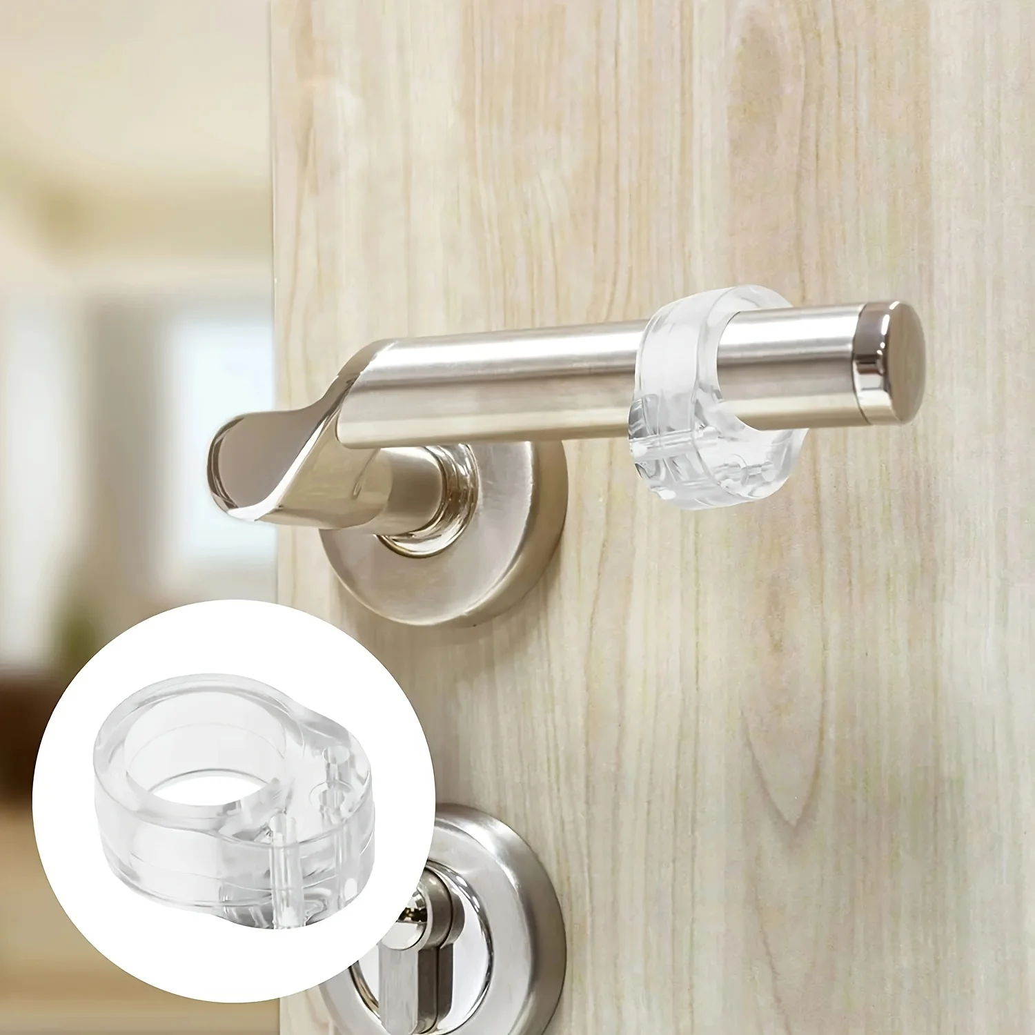Handgrepen Deurstopper Siliconengel Deurstopper Transparante muurbescherming Deurknop Bumper Meubelbeschermer Pad Handvatbuffer