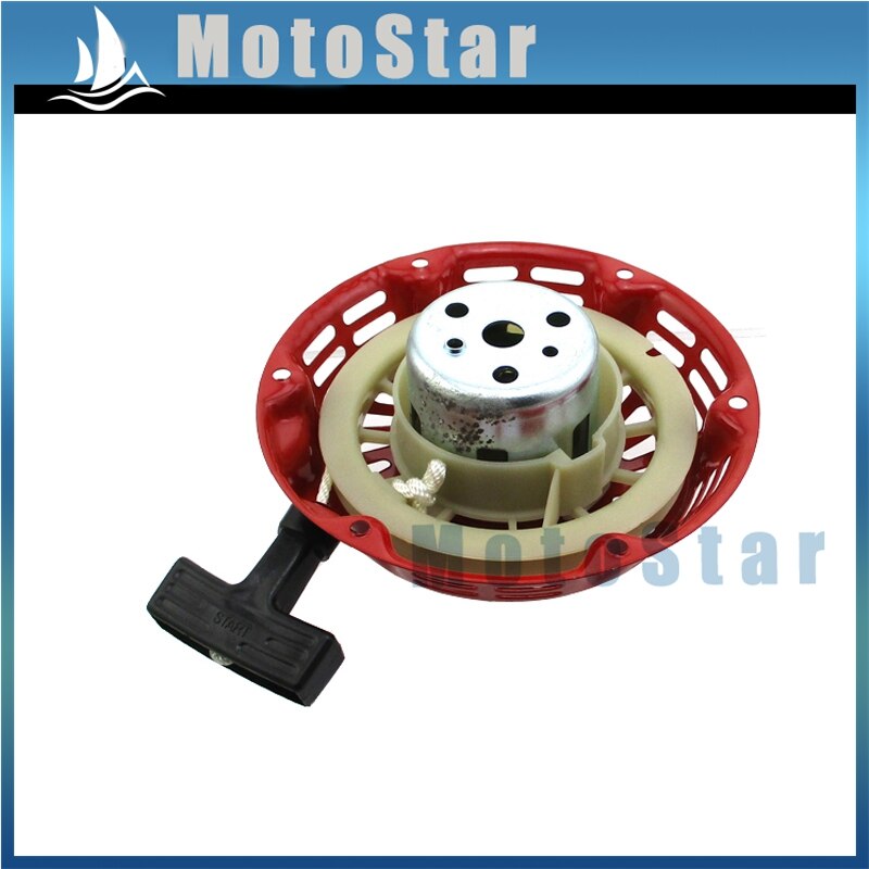 Red Recoil Pull Starter With Cup For Honda 5.5HP GX160 6.5HP GX200