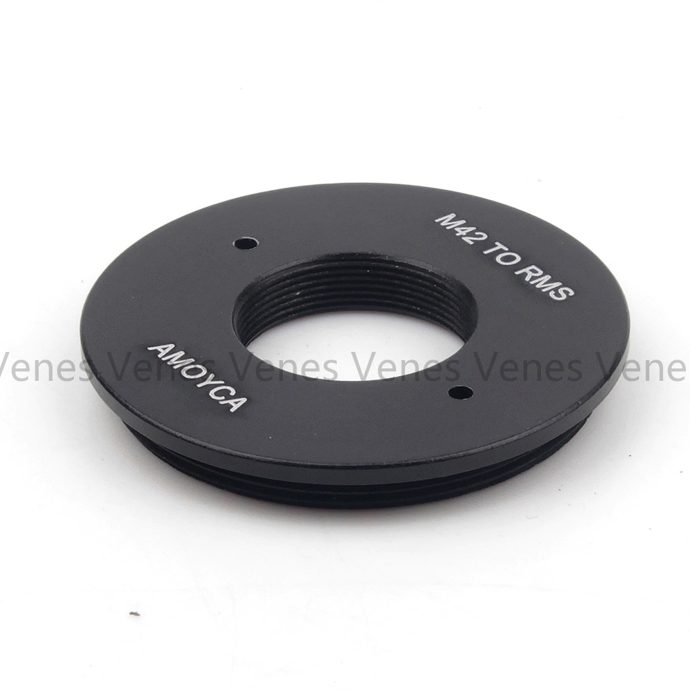 Venes 20mm Voor RMS-M42, aluminium Lens Adapter Pak Voor RMS Royal Microscopie Society Lens M42 Mount Buiten Draad m42