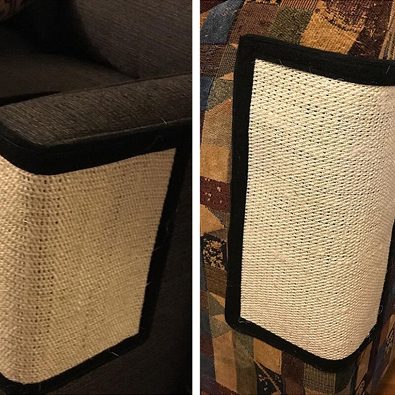 Bankbescherming natuurlijke sisal kattenkrabpaal mat anti-kras meubelbeschermer klimmat boomkrabplank producten