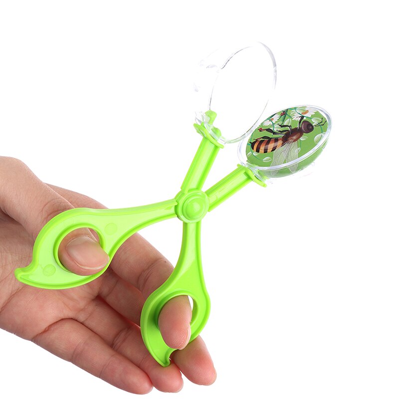 Portable Nature Exploration Bug Insect Catcher Scissors Tongs Clamp Kids Toy Biology Cleaning Tool Scissor Clamp Tweezers