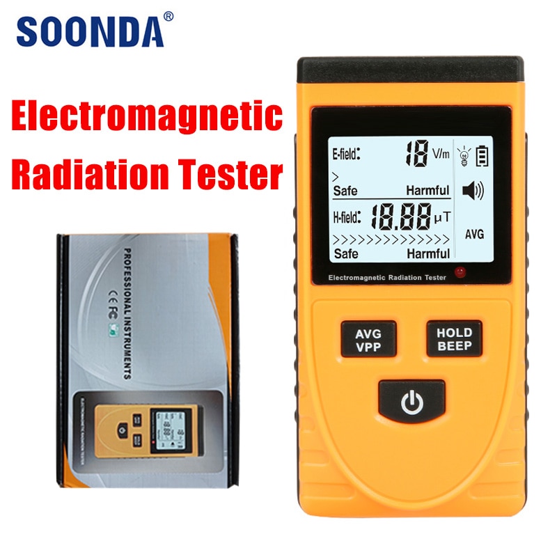 Electromagnetic Field Radiation Detector Tester Emf Meter Counter Emission Computer Electric Field Magnetic Field Dosimeter Test