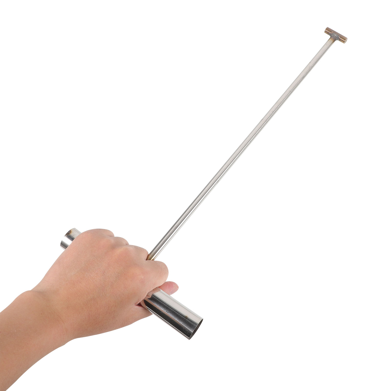 Roll Up Door Hook Roller Shutter Door Hook Manhole Lid Lifting Hook Multi-Use Tool Stainless Steel T-Hook Manhole Cover Hook