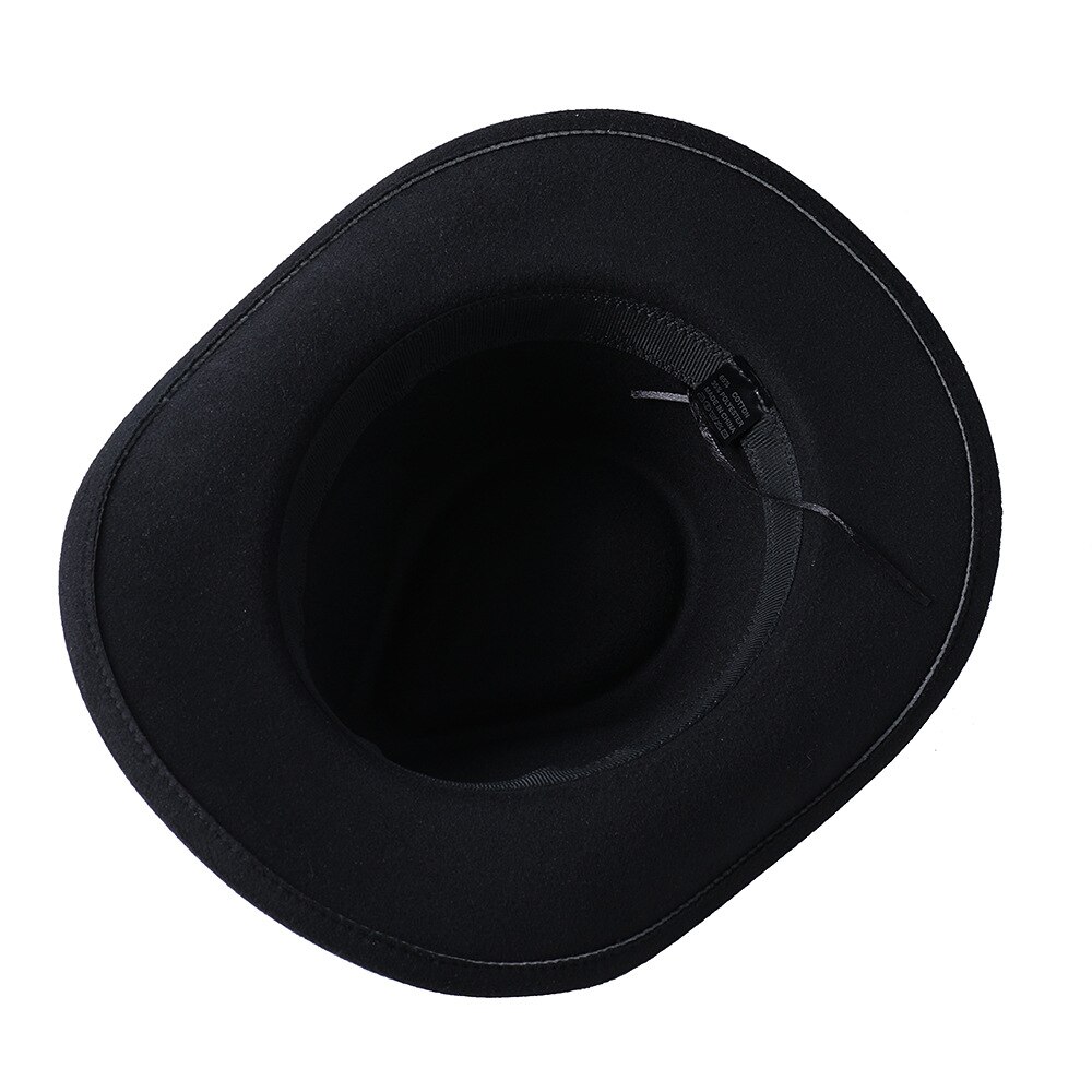Sombreros de vaquero para hombre, accesorios con cuernos de jazz, sombreros de jazz para hombre y mujer, sombreros de fedora rizados de jazz, sombreros de caballero, grandes, étnicos, Panamá