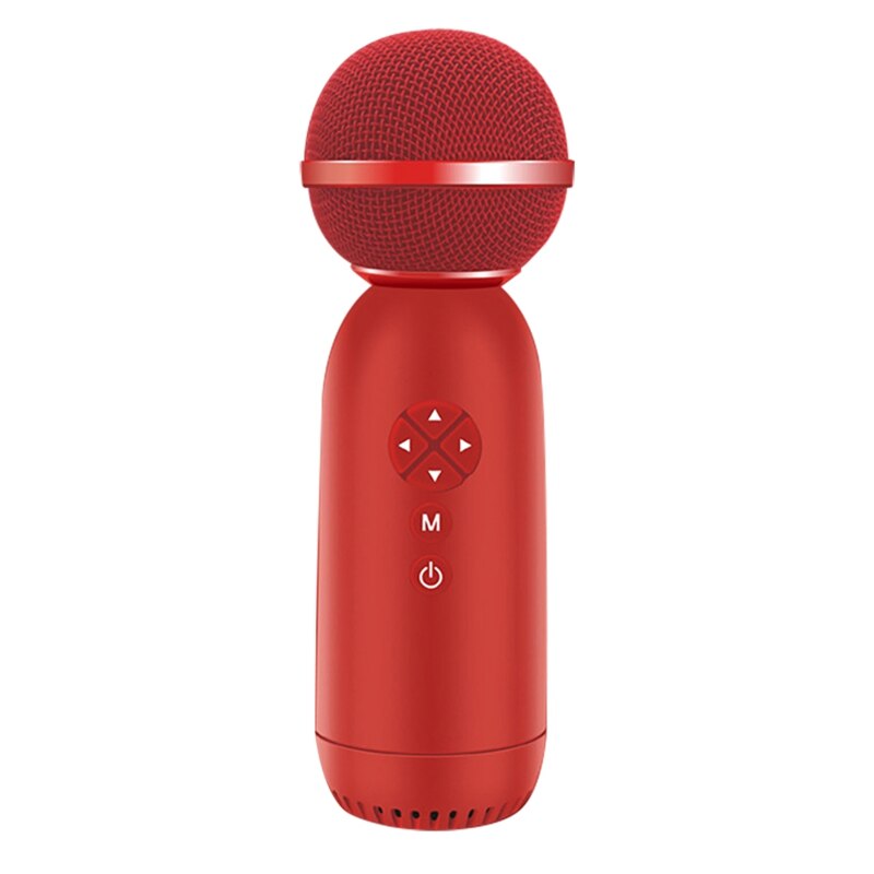 Draadloze Microfoon 5 In 1 Opname Zingen Microfoon Kinderen Volwassen Karaoke Microfoon: Golden