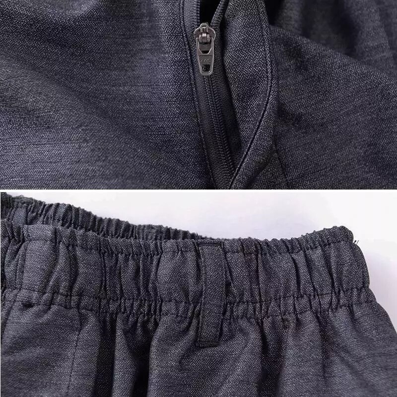 Traje de talla grande para hombre, pantalones de oficina formales, transpirables, delgados, color gris, 7XL, 8XL, 9XL, 10XL, 60