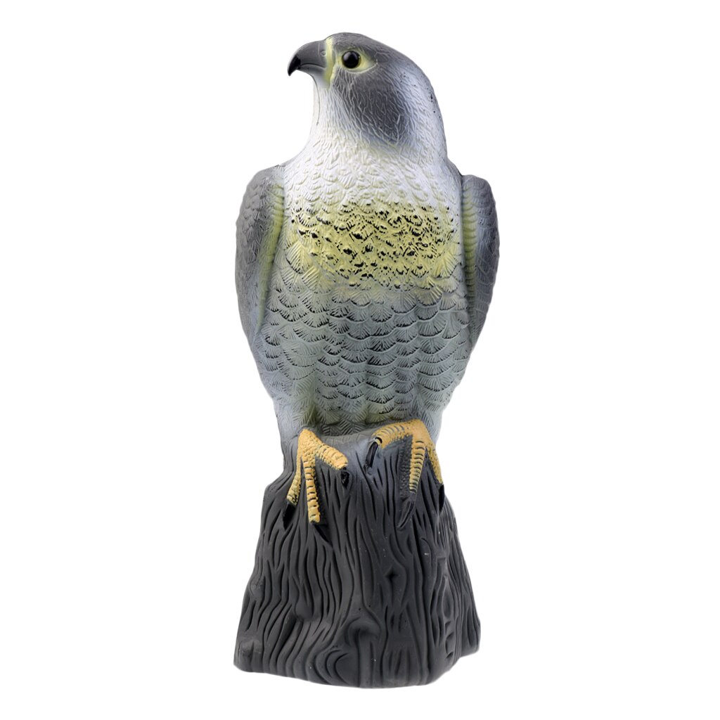 Señuelo de águila duradera para decoración del hogar, espantapájaros para asustar aves, aves, ratas, palomas, jardín y césped, 1 pieza