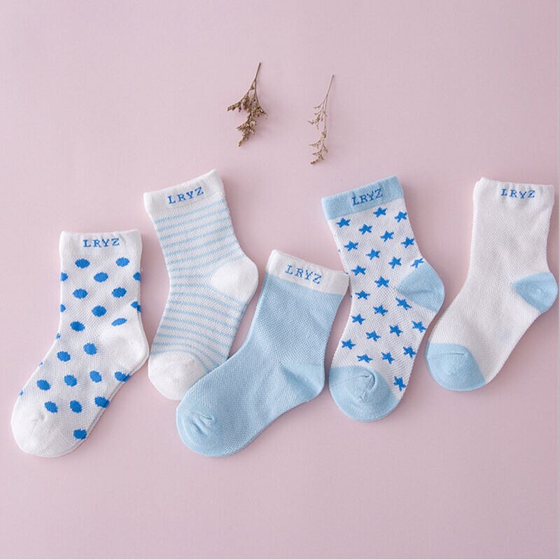 Lot 5 Pairs Infant Baby Toddler Boys Girls Socks Cotton 0~5Y Cartoon NewBorn Kids Socks