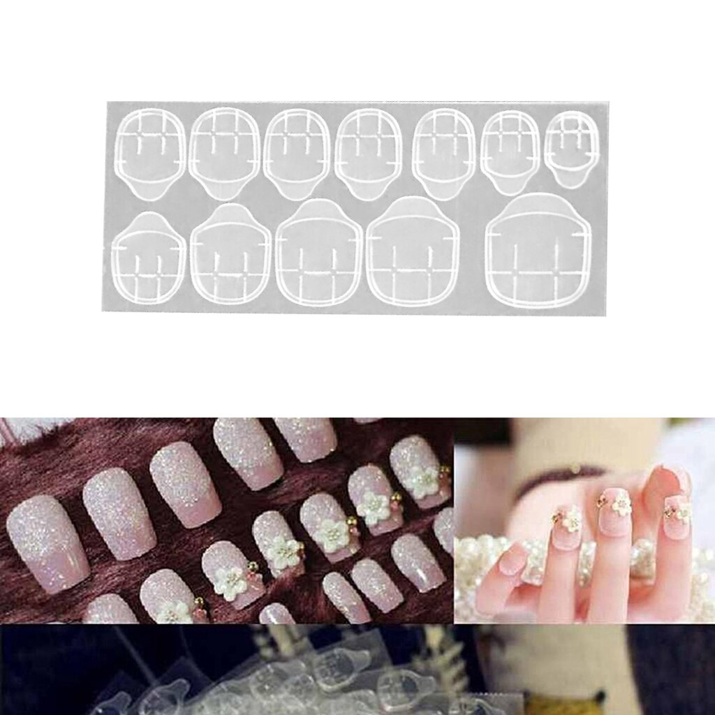 Double-Side Sticker Transparante Nail Lijm Art Decoratie Tool Valse Nail Art Plakband Lijm Sticker