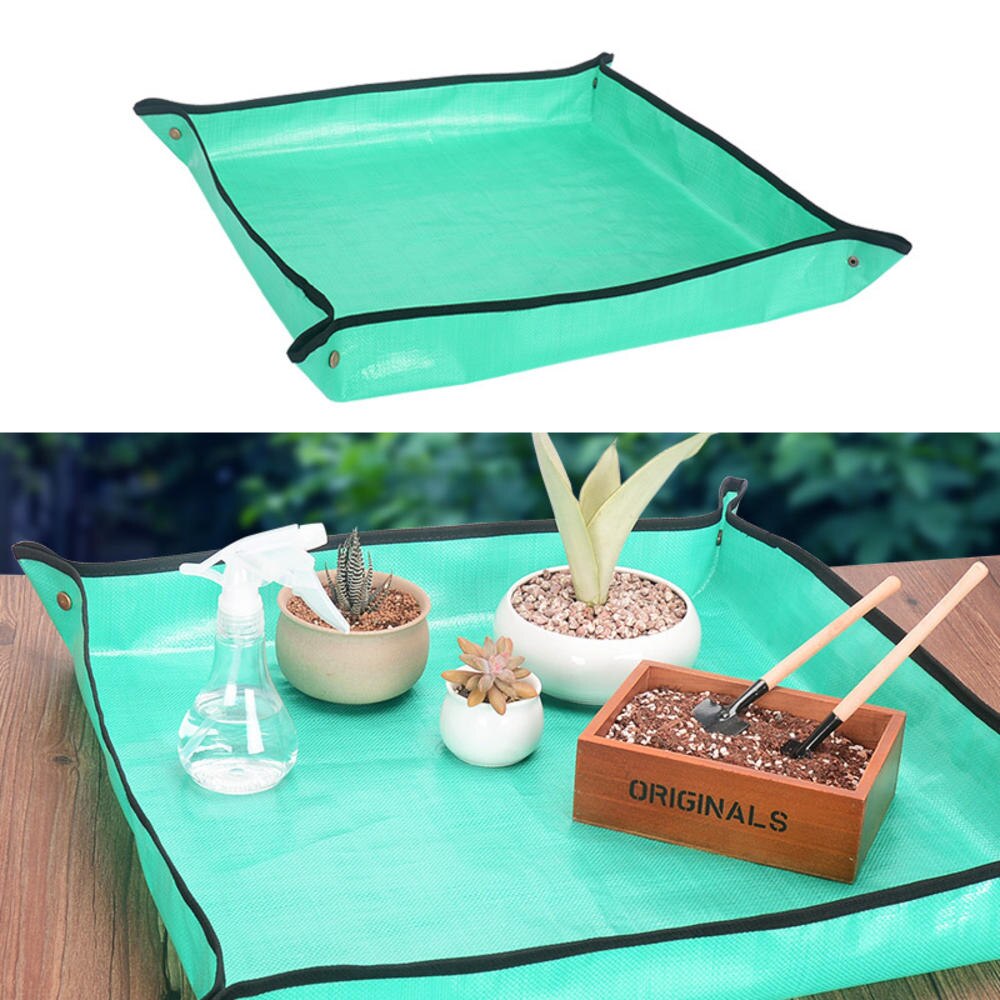 68CM/100CM esterilla de jardinería reutilizable PE, esterilla de jardinería verde, almohadilla de jardinería, planta, balcón, alfombrilla de flores súper ligera, tapete de jardín