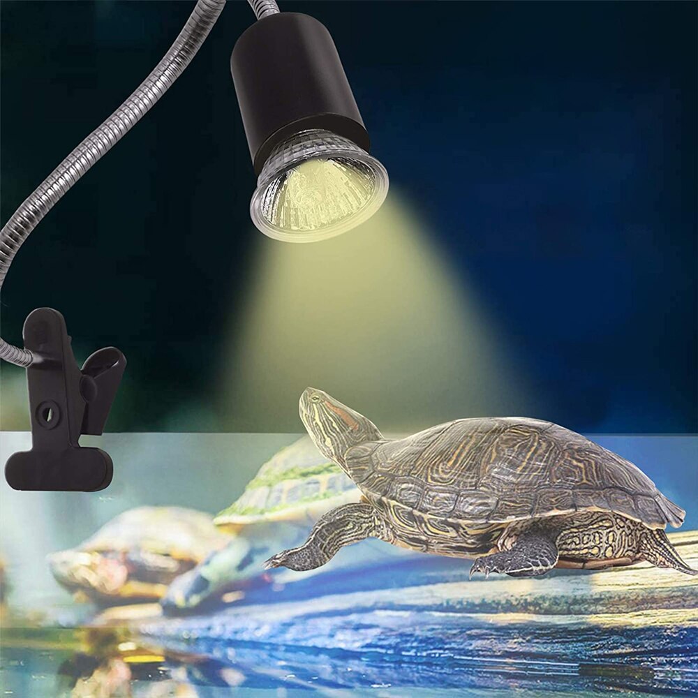 25/50/75W UVA+UVB 3.0 Reptile Lamp Bulb Turtle Basking UV Light Bulbs Heating Lamp Amphibians Lizards Temperature Controller