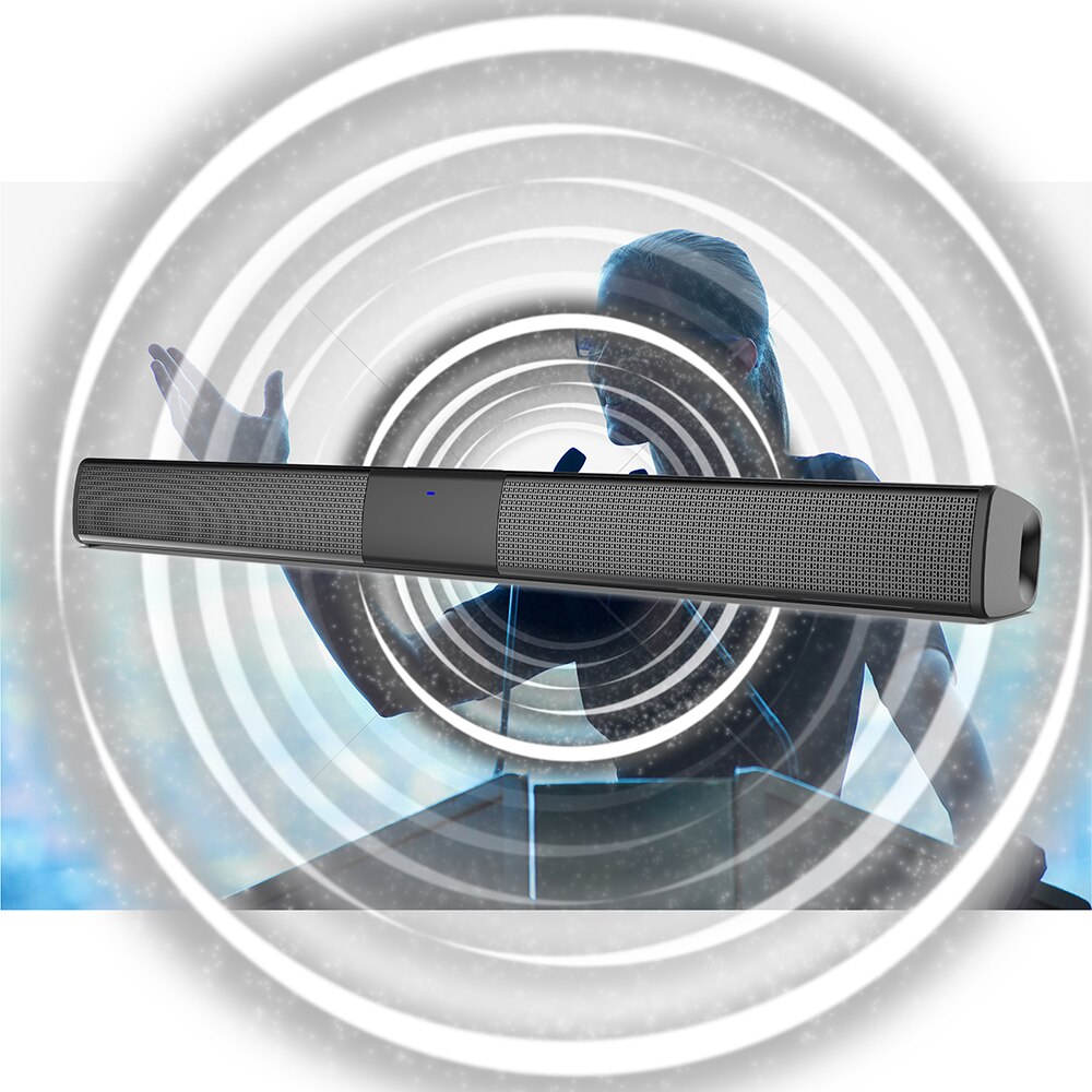 20W Wireless Bluetooth Soundbar Stereo Speakers Home Theater Audio TV Sound Bar Surround Sound Column Dual Subwoofer BS28D