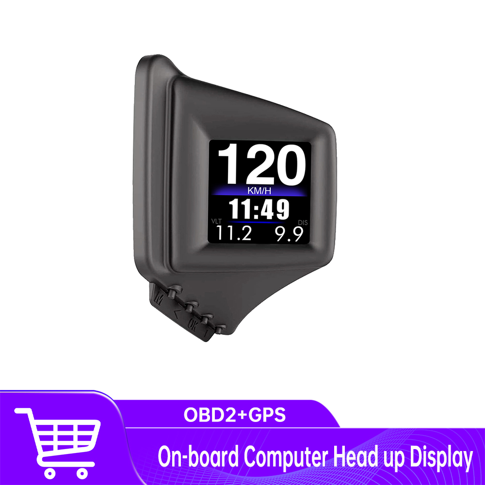 P8/P10/B1 Neue Multifunktions OBD2 + GPS Bordcomputer RPM Turbo Öldruck Wassertemperatur GPS Tachometer Kopf-hoch-Anzeige