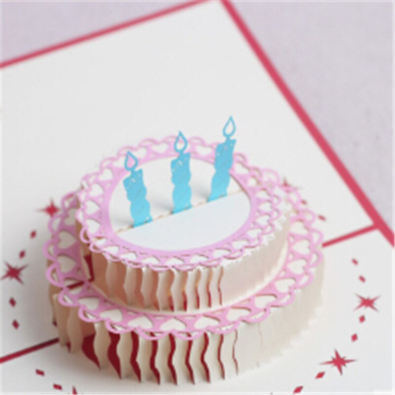 3D Butterfly Greeting Cards Handmade Birthday Wedding Invitation 3D Up Card