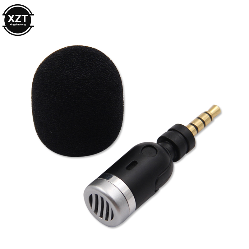 Professionale A Condensatore Mono/Stereo/Audio da 3.5mm 3.5mm di trasporto Wired Microfono di Registrazione Vocale Mic Per Il Calcolatore Del PC Mobile telefono