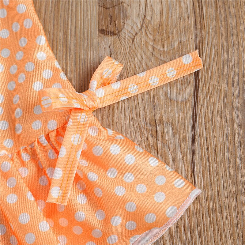 Mädchen Badeanzug einteiliges Mädchen Dots Drucken Bademode Kinder Bademode Badeanzüge Teenager Mädchen schwimmen anzug Kinder Bademode