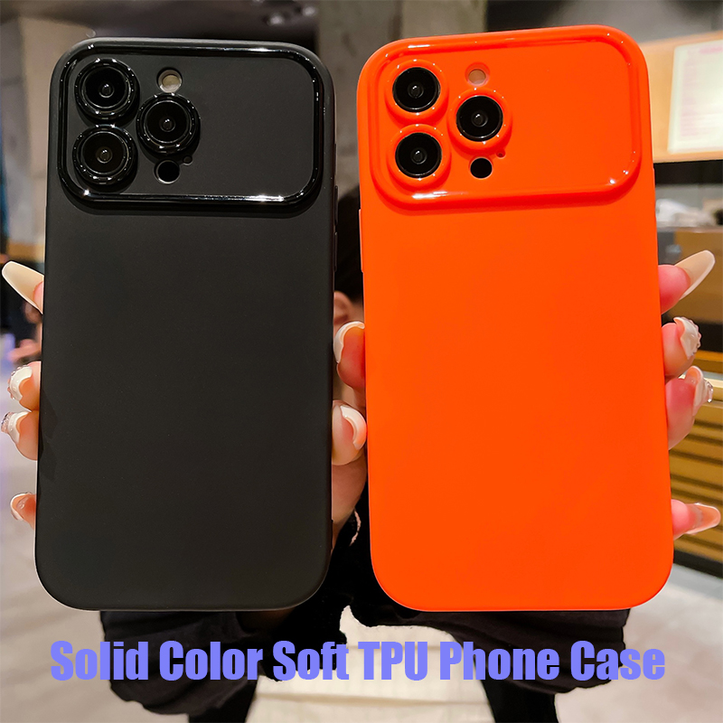 Funda de teléfono de TPU suave mate de Color sólido de lujo para IPhone 15 Pro Max 14 13 12 11 Pro Max X XS XR 8 7 Plus cubierta trasera a prueba de golpes