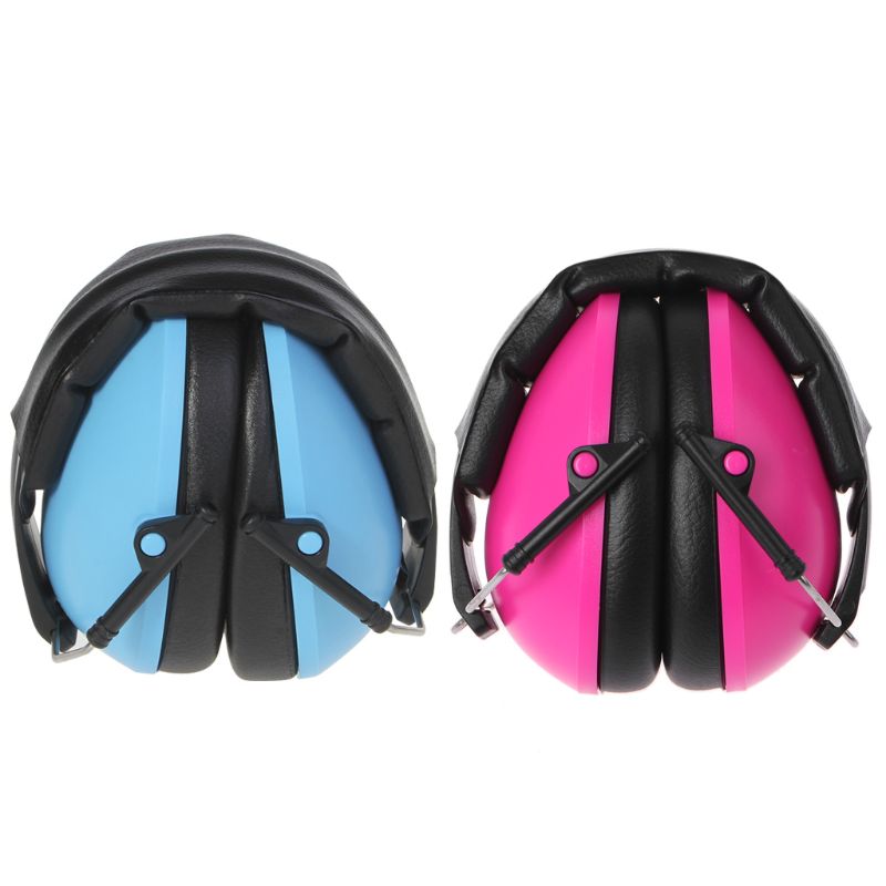 Foldable Hearing Protection Ear Muffs Noise Cancelling Earmuff for Kids Child H55F