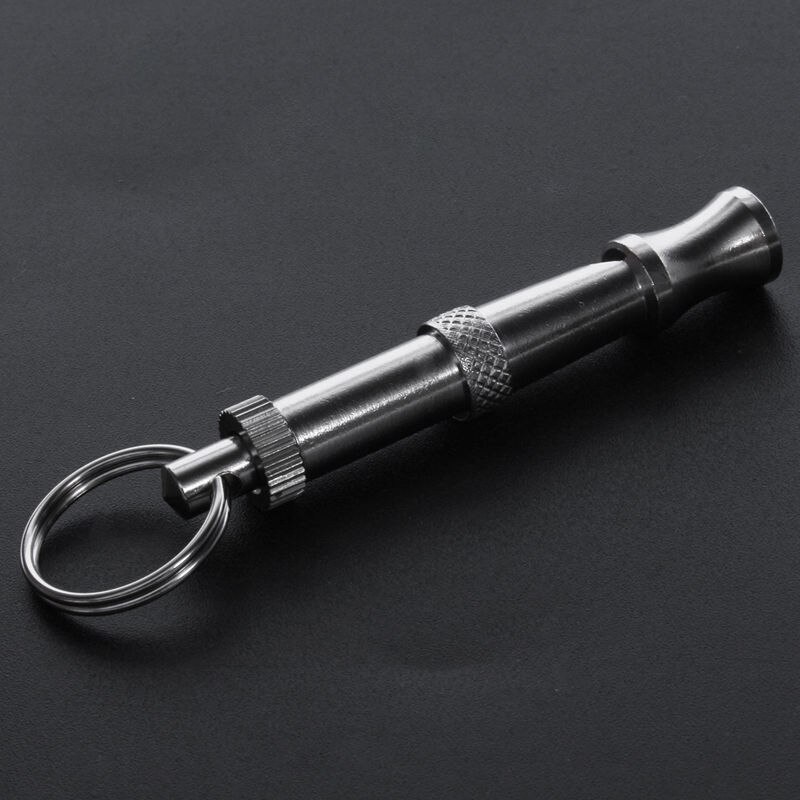 5 x ultrasone fluitjes voor hondentraining zilverkleur