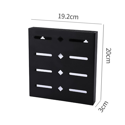 Knife Holder Kitchen Stand Wall-Mounted Knives Holder Organizer Multifunctional Knife Block Storage Cooking Kitchen Accessories: Black