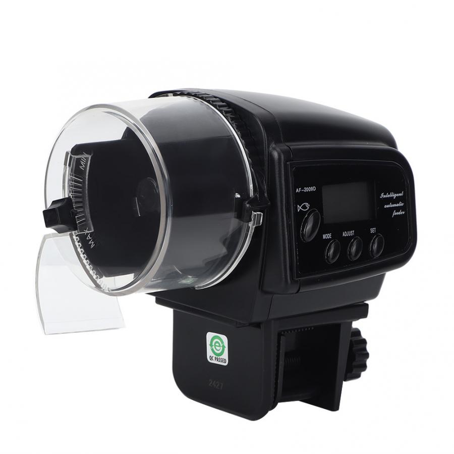 Automatic Smart Fish Feeder Aquarium Digital Fish Tank Electrical Plastic Timer Feeder Food Feeding Portable Fish Feeder Tool: Default Title