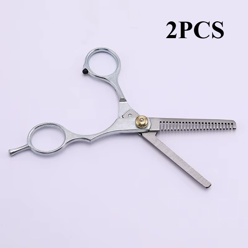 Roestvrijstalen schaar voor haar Dunner wordend knippen Clipper Kappersproducten Kapsel Trim Knippen Kapper Haarschaar nieuw: GRIJS