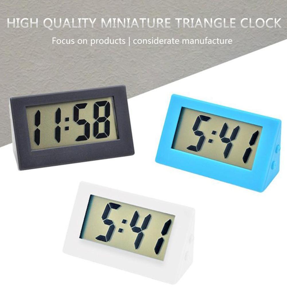 Car Mini Digital Electronic Clock Auto Watch LCD Display Digital Dashboard Time Convenient Vehicle Clock home decor