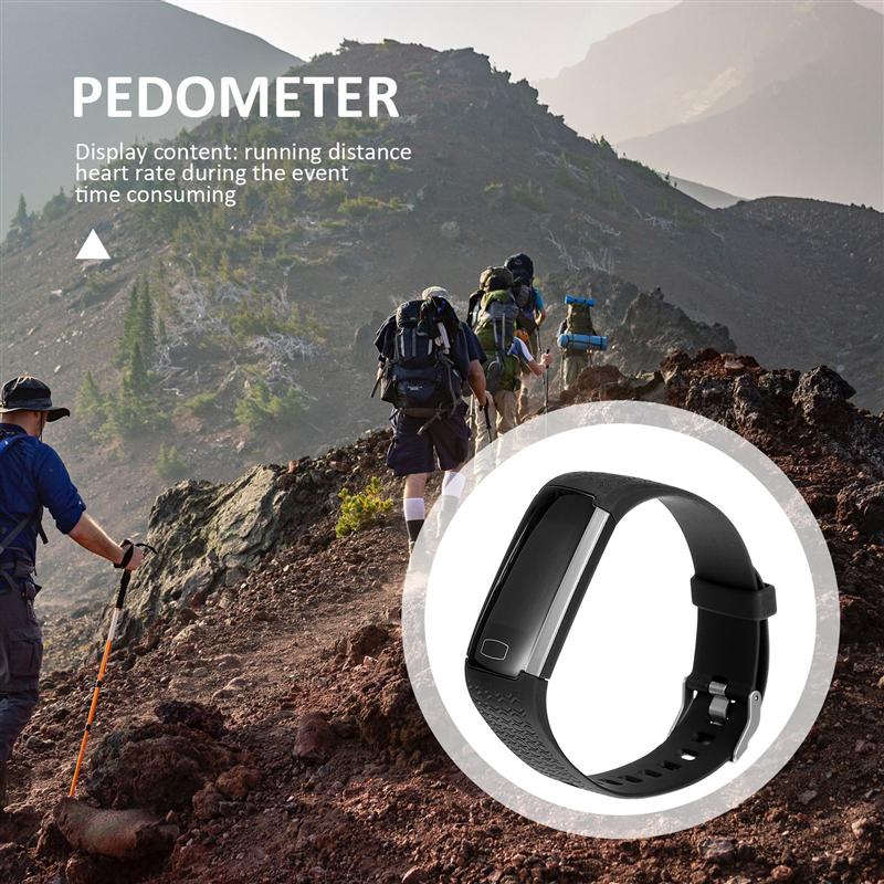 1pc Smart Wristband Blood Pressure Heart Rate Sport Activity Fitness Smart Band