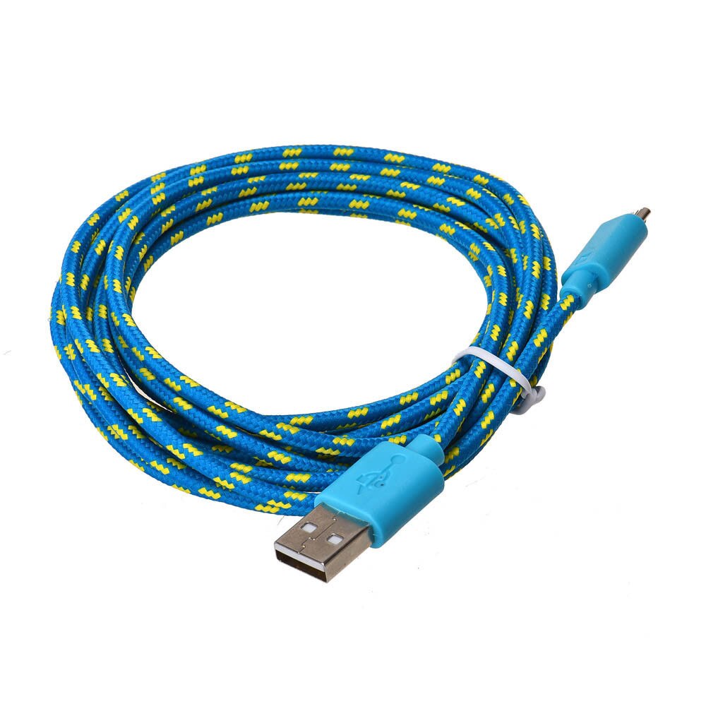 1M/10FT Micro USB Charger Sync Data Cable Cord for Cell Phone faster Charge For Android Phone FOR Smartphone Cellphone Phoes: Blue