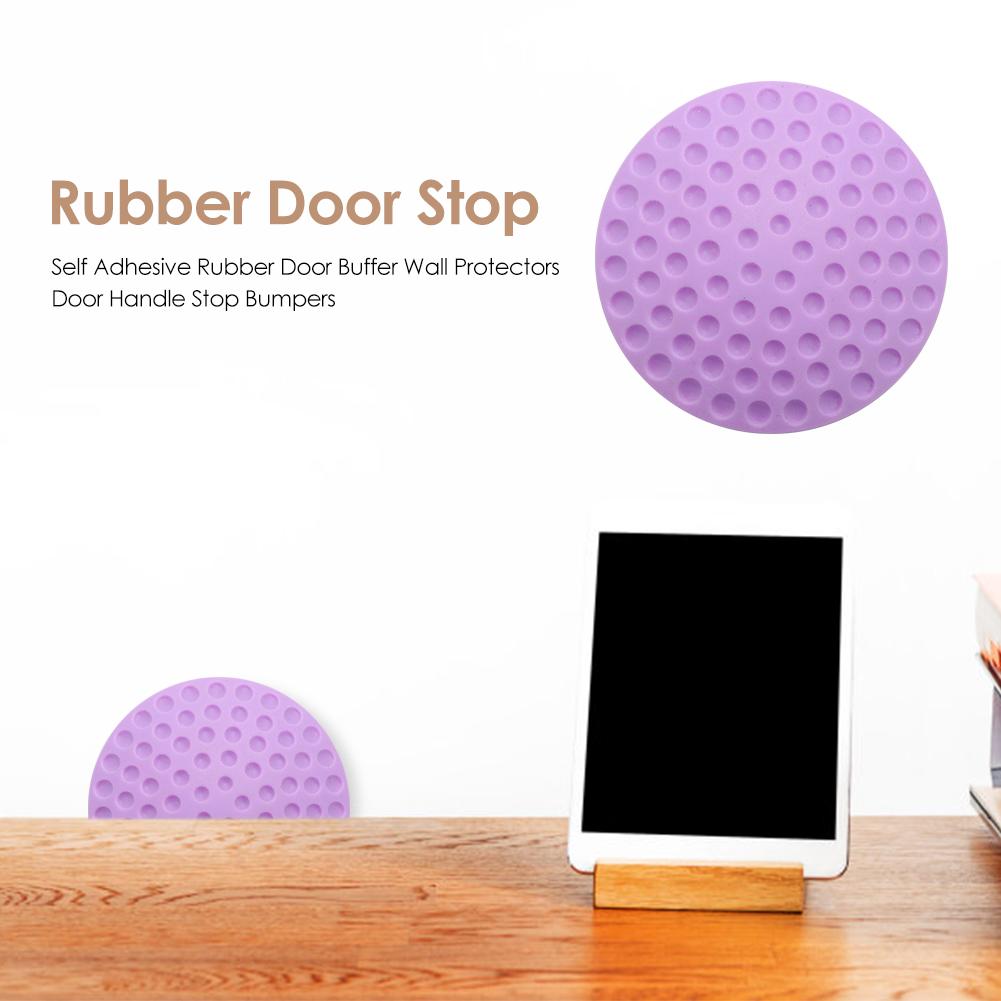 Self Adhesive Rubber Door Stoppers Soft Rubber Pad Buffer Guard To Protect Wall Protection Protectors Bumpers Damper Doorstop