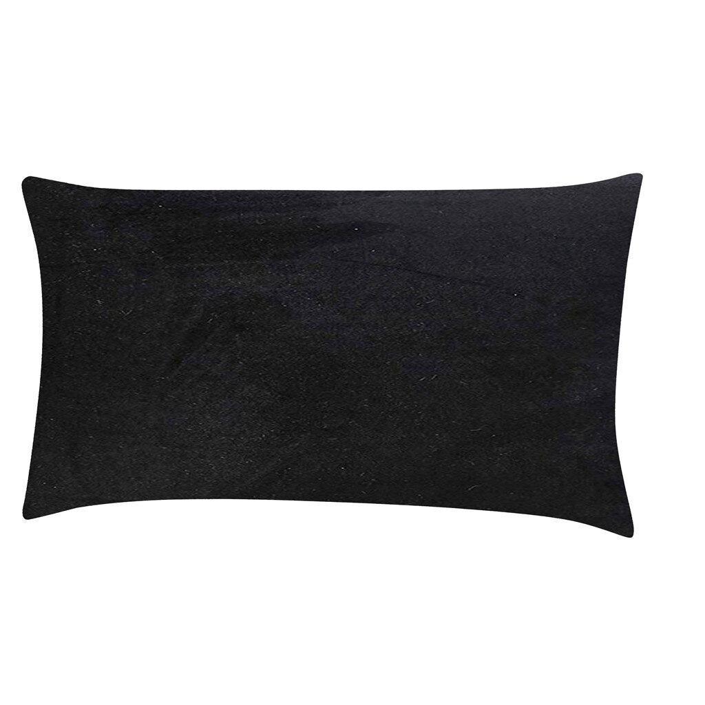 Fluwelen Zachte Soild Decoratieve Vierkante Sierkussen Covers Set Kussen Case 30X50 Home Decor Woonkamer Bed Подушки декоративные: BK