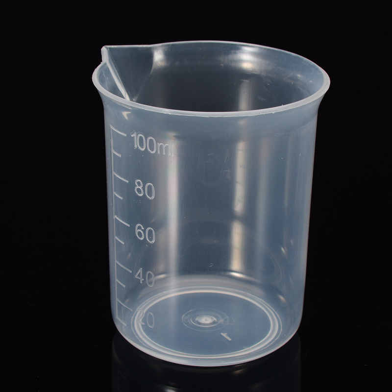 100ml Clear Plastic Measuring Jug Measure Cup Graduated Surface Kitchen Lab Measuring Tool Home DIY Craft Mixing Measuring Cup