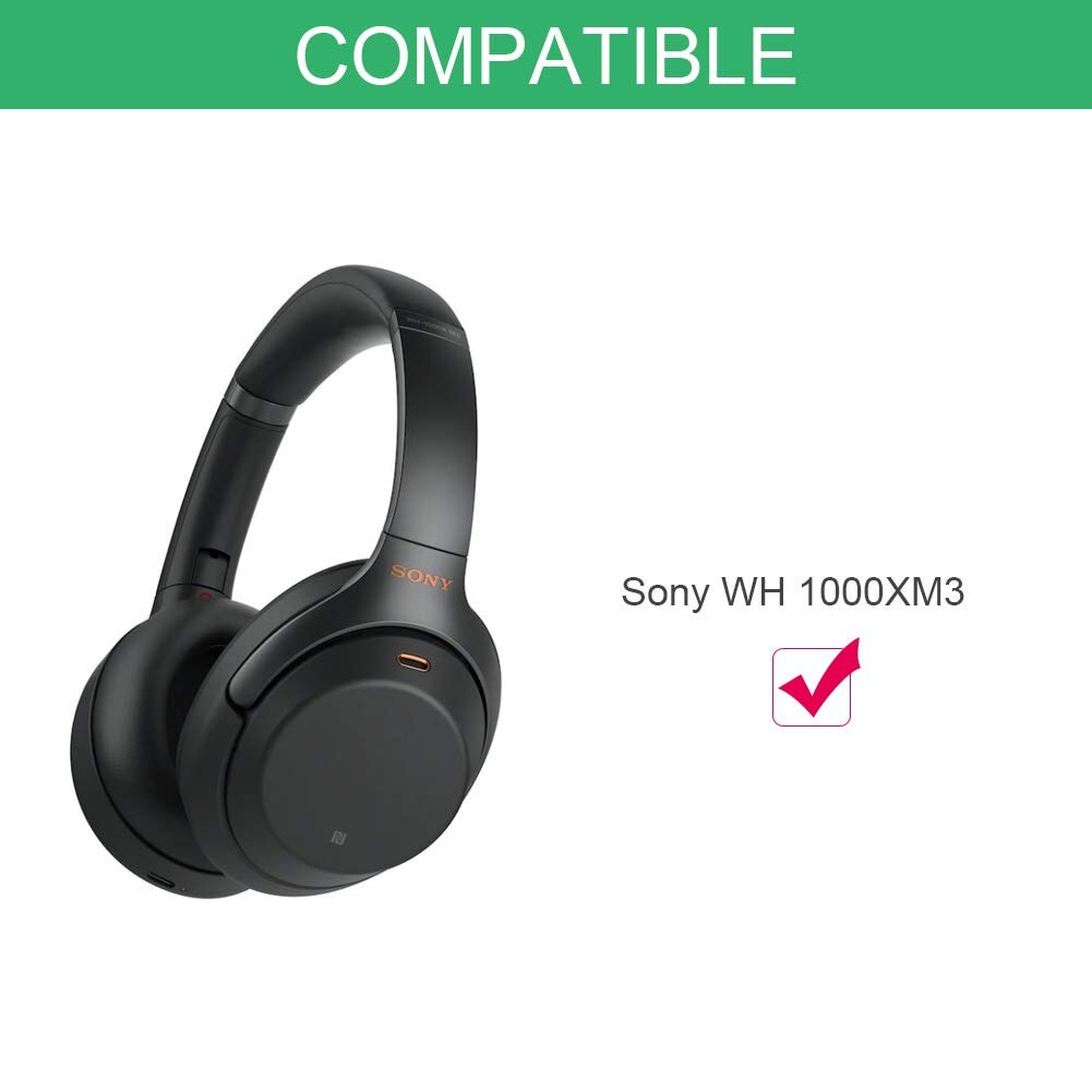 Vervanging Oorkussen Memory Foam Oorkussens Kussen Reparatie Onderdelen Voor Sony WH-1000XM3 WH1000XM3 Draadloze Noise Cancelling Hoofdtelefoon