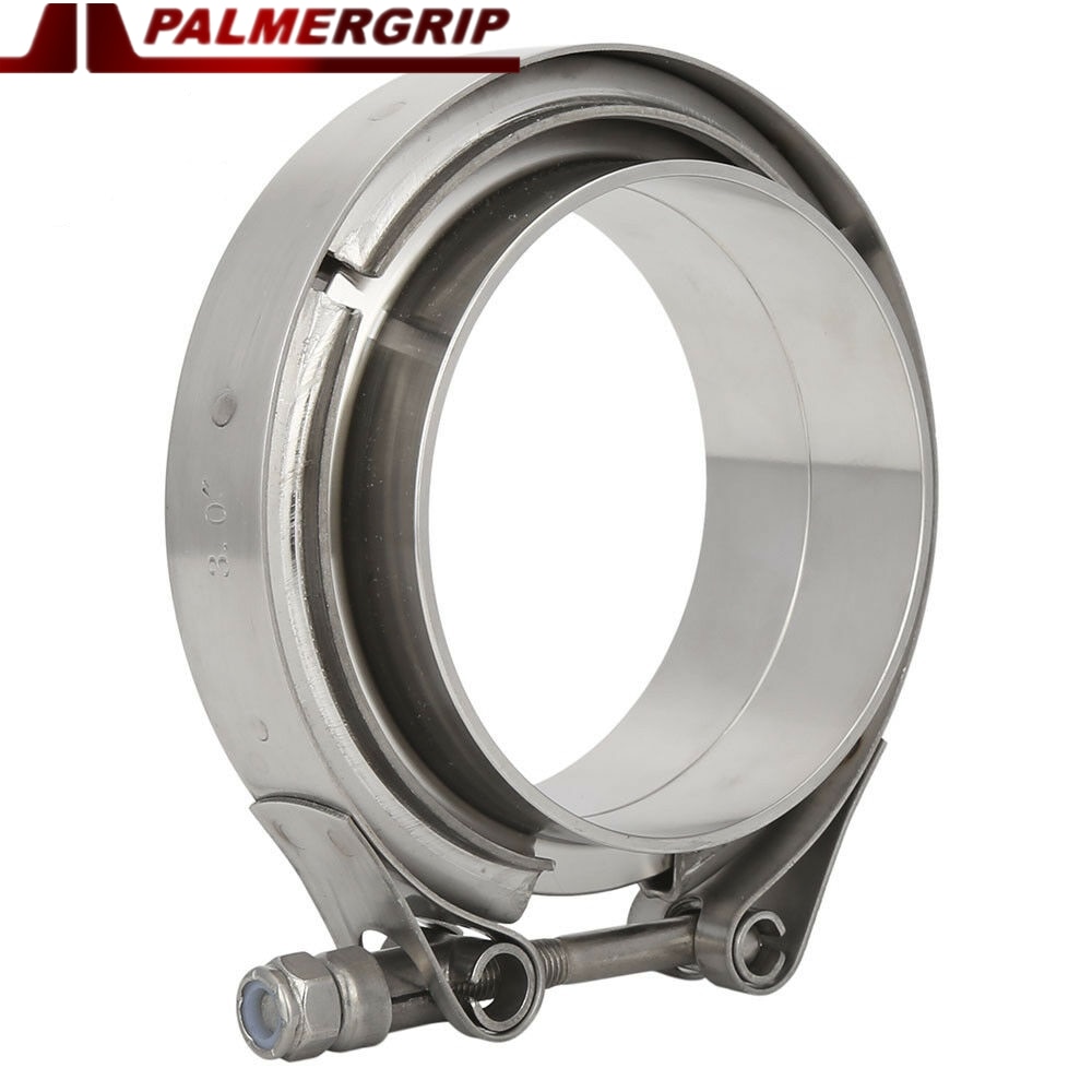 304 Stainless Steel Car Vband Clamp 2 2.5 3 3.5 Inch 3 V band clamp 76mm Exhaust Flange Pipe Clamp 2.25“ 2" 2.5" 3" V-band