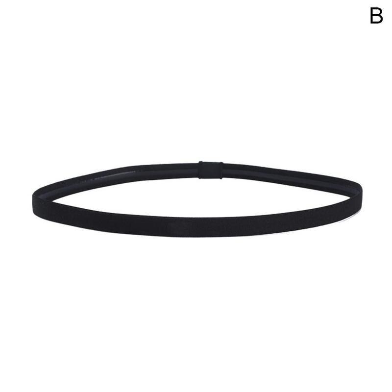 1Pcs Vrouwen Sport Haarband Yoga Hoofdband Transpiratie Fitness Anti-Slip Voor Vrouwen Running Zweetband Elastische Mannen haar A9F5: B