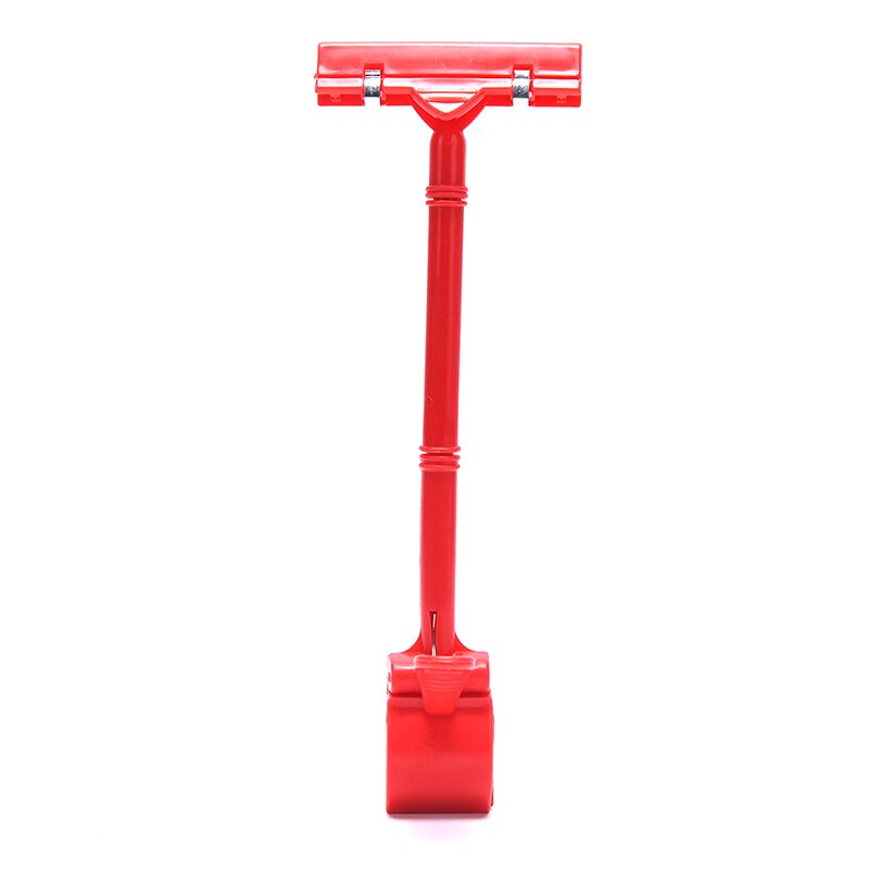 Plastic bordhouder reclame display clip naamlabel prijskaartstandaard rekken supermarkt display stand clips: Rood