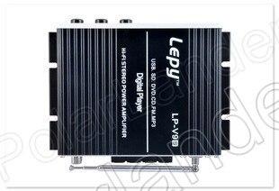 12V car stereo 2ch output power amplifier 15WX2 RMS USB CD SD FM MP3 digital player Hi-Fi stereo power amplifier