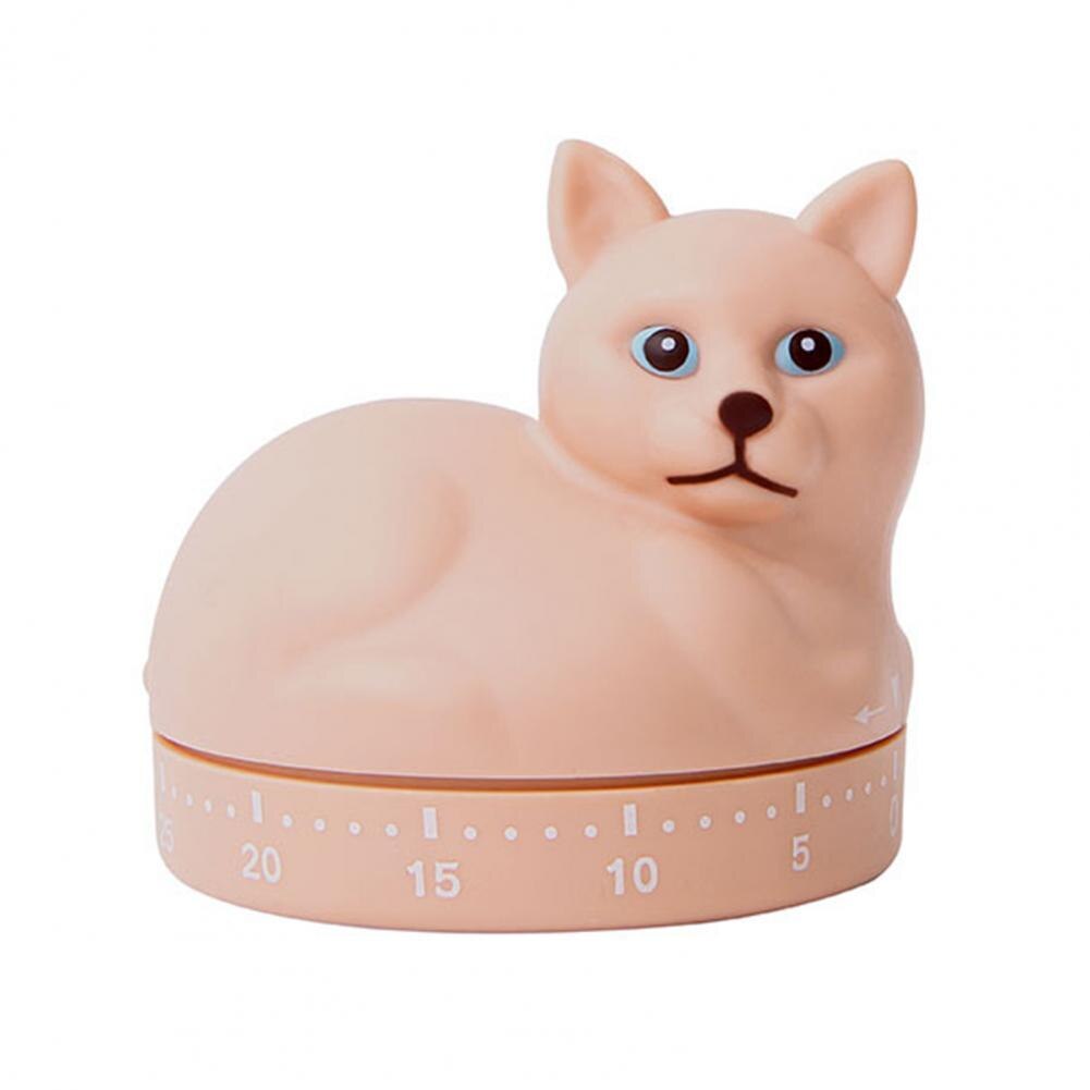 Cartoon Kitchen Timer Mechanical Dial Alarm Timer Countdown Clock Cooking Timer temporizador кухонный таймер ,таймер кухонный: Lotus Pink