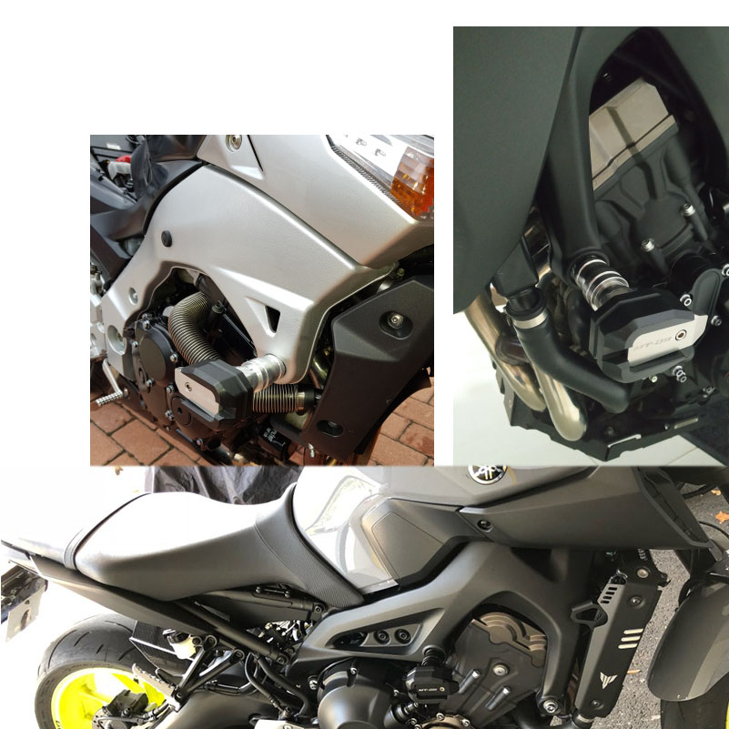 Deslizador de marco de Moto para Kawasaki MT07, accesorios de trazador, protector de carenado de motocicleta, almohadillas de protección contra caídas, piezas de MT-07 MT 07