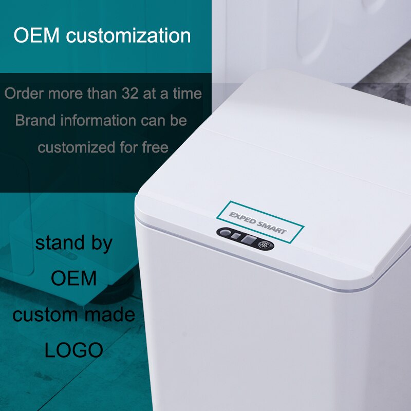 EXPED SMAR Smart desktop storage box trash can induction small car box