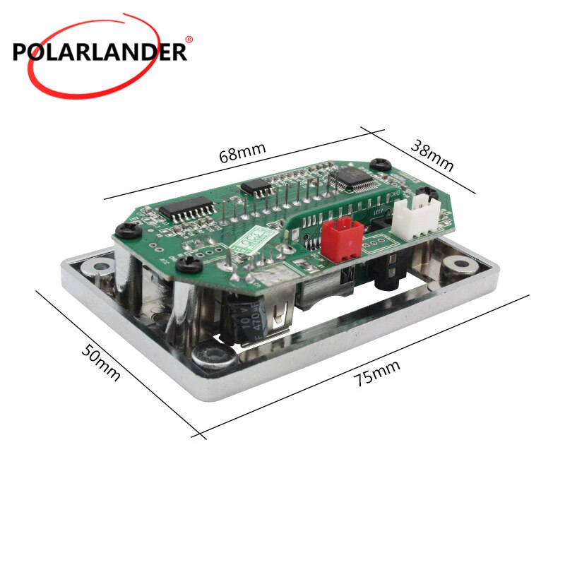 MP3 decoder Black Card FM 5V 12V JR-9201A Player Car Audio With Remote Control Suitable for Car and Home Radio